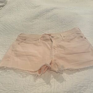 Women's Pink Denim Shorts